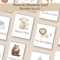 NICU Milestone Card Set Preemie Journey Memory Cards Printable Digital Download Twenty Four Card Collection Premature Baby Progress Tracking Hospital Stay Documentation Instant Access Print At Home Format High Resolution PDF Tiny Victory