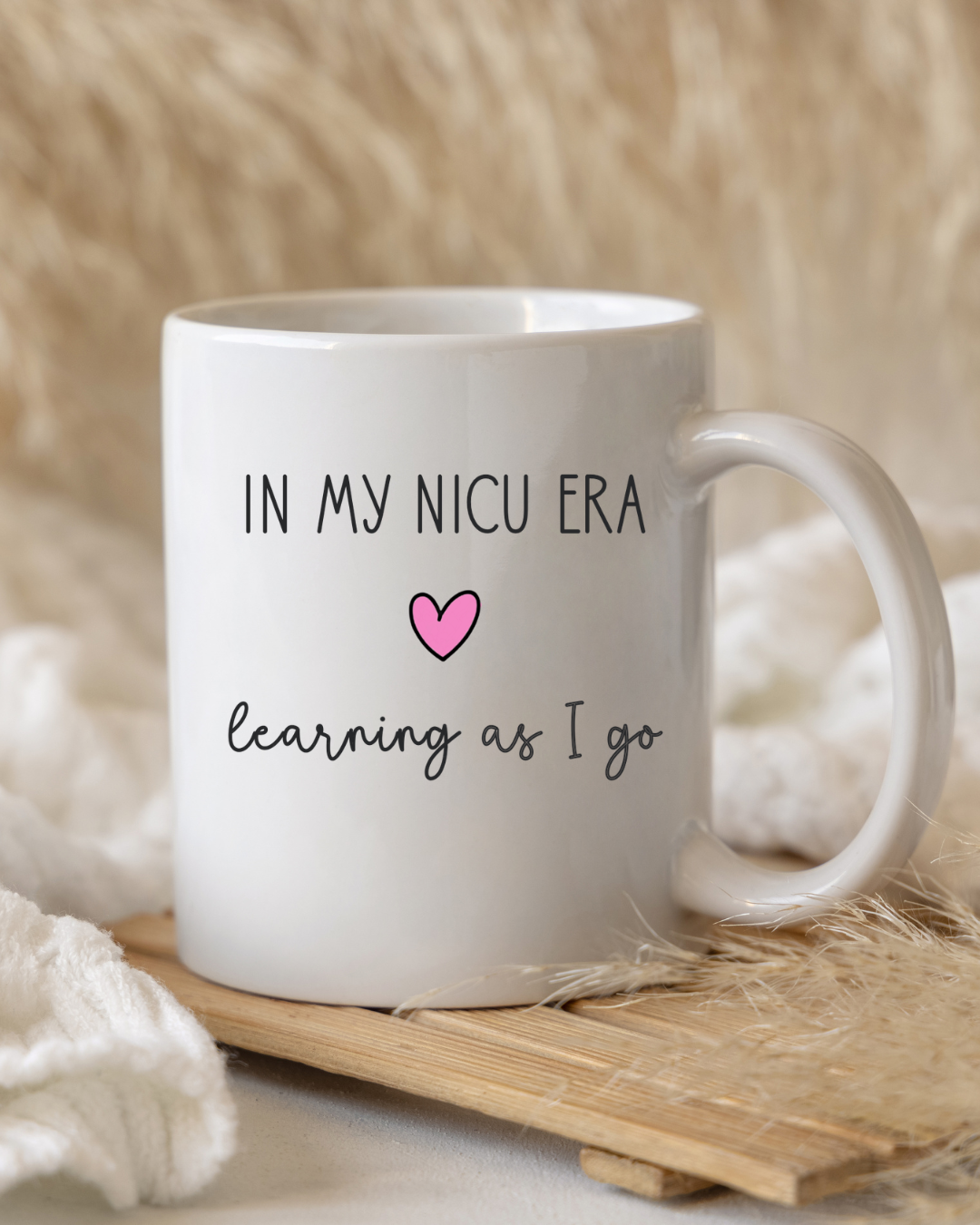 Hospital Journey Support Gift NICU Mom Coffee Mug Preemie Parent Encouragement Present In My NICU Era Message Design Thoughtful Keepsake For Daily Use Meaningful Baby Shower Gift Simple Heartfelt Collection Perfect Support Present Comfort