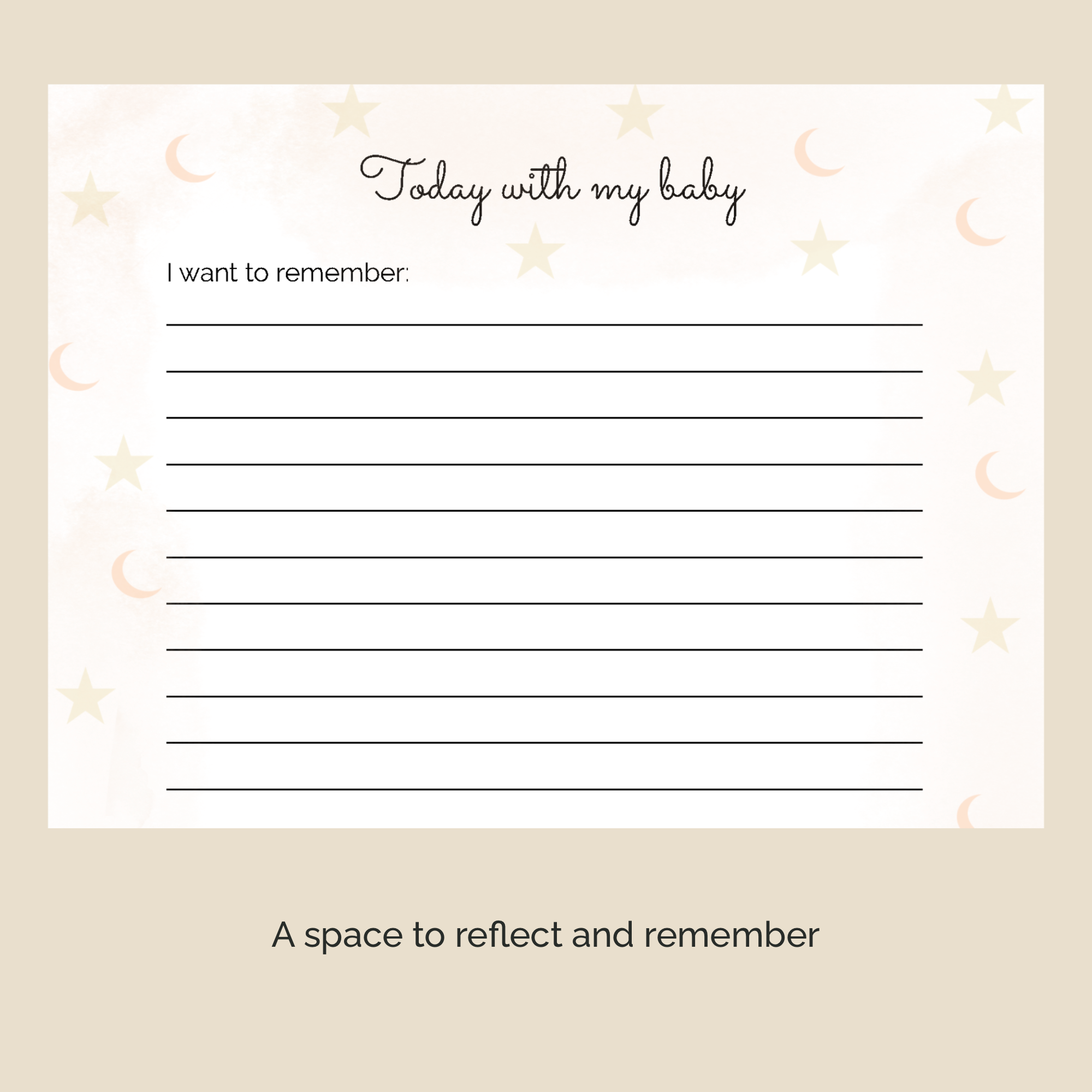 Digital Download NICU Journal Printable Guided Memory Page Preemie Baby Parent Support Tool Thoughtful Reflection Prompts Soft Minimal Design Hospital Stay Documentation Milestone Tracker Emotional Processing Resource Instant Access PDF