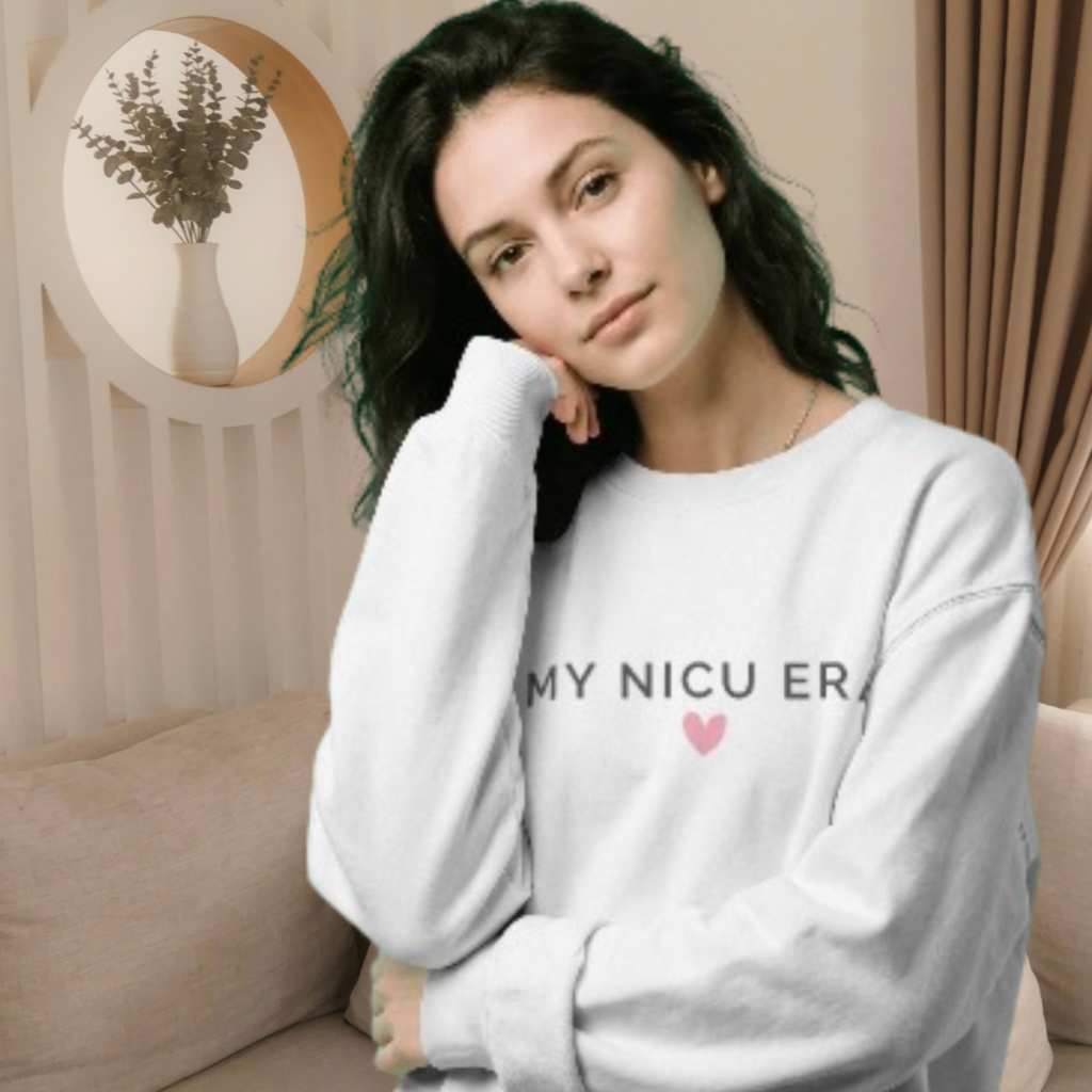 NICU Mom Sweatshirt – Soft Minimal Crewneck for Preemie Mom Gift