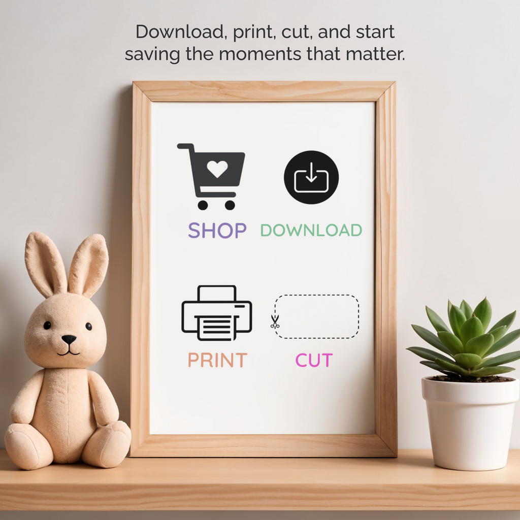 NICU Milestone Card – 24 Printable Preemie Journey Memory Cards