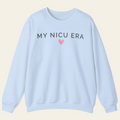 NICU Mom Sweatshirt Gift Soft Crewneck Comfort Wear Preemie Mom Present My NICU Era Design Meaningful Hospital Visit Clothing Neutral Minimal Aesthetic Emotional Support Gift Strength Reminder Apparel Intensive Care Parent Essential Cozy