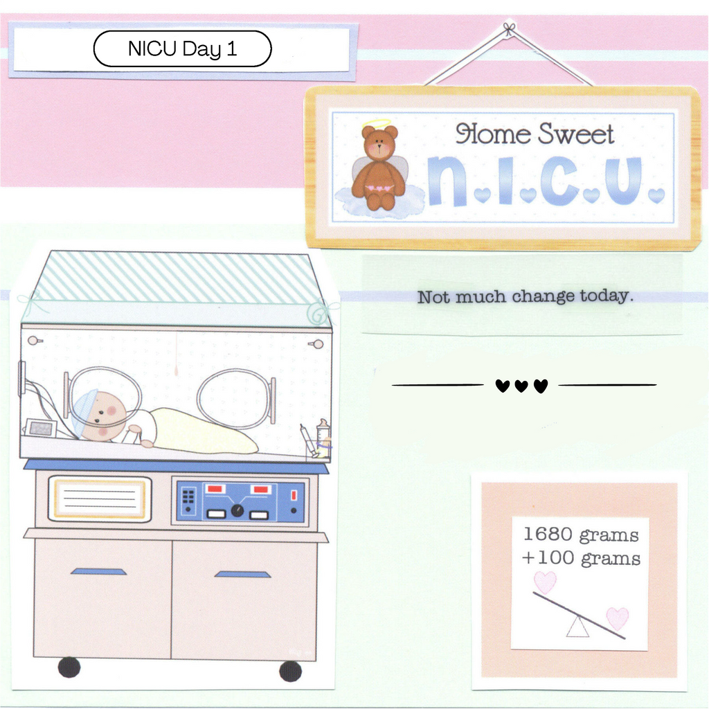 Preemie Milestone Tracker Printable Sticker Sheet NICU Baby Journal Digital Download Hospital Journey Memory Book Pages Baby Scrapbook Supplies Keepsake Creation Tool Comprehensive Phrase Collection Instant Download Format Perfect For NICU