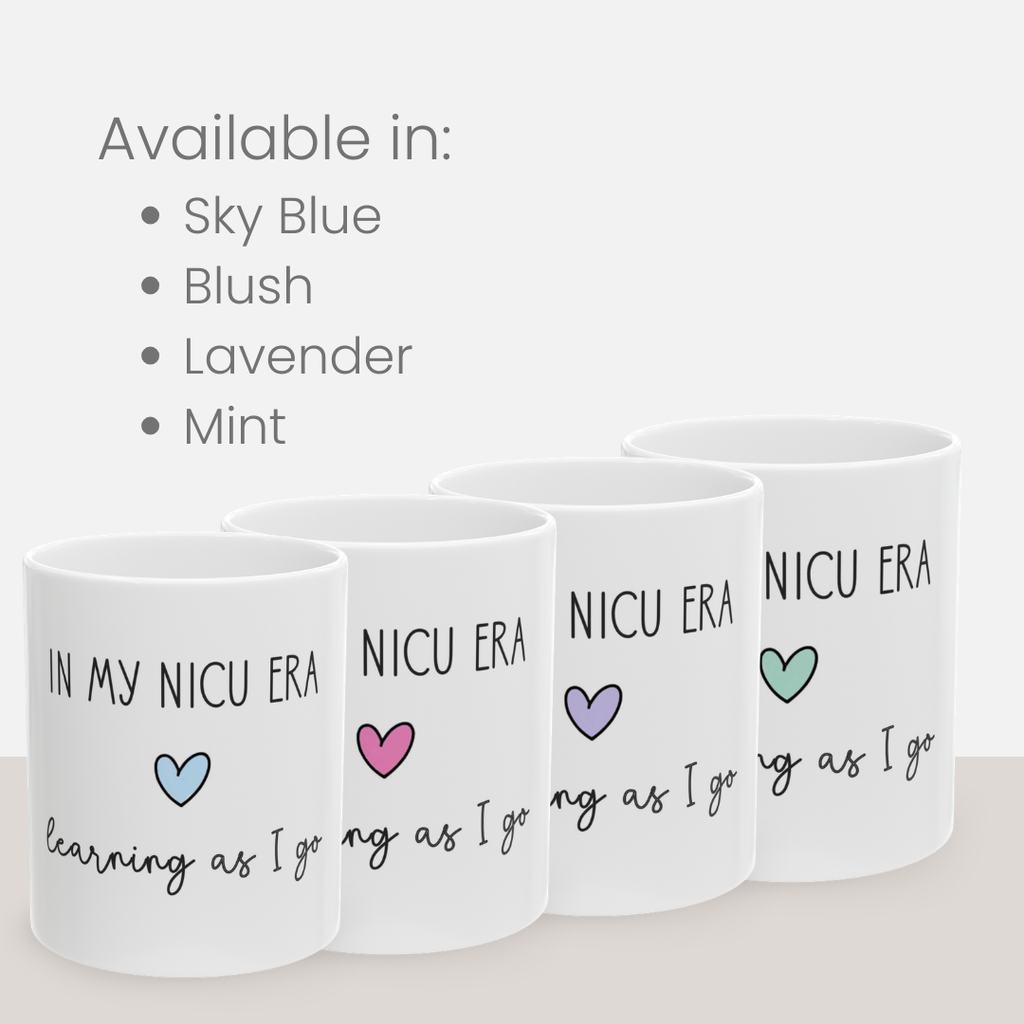 Preemie Parent Support Gift NICU Mom Coffee Mug In My NICU Era Message Design Hospital Journey Encouragement Present Thoughtful Keepsake For Daily Use Meaningful Baby Shower Gift Simple Heartfelt Design Perfect Support Collection Comfort