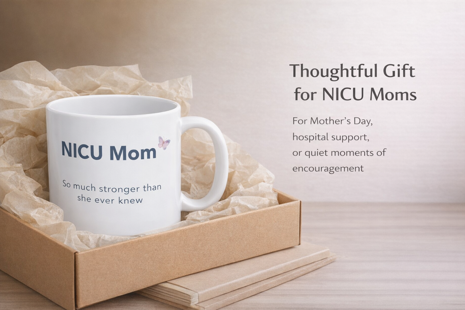 Support Gift For Nicu Mom Encouragement Mug Preemie Mother Present Resilience Message Coffee Cup Strength Reminder Gift Hospital Visit Comfort Daily Use Item Inspirational Nicu Journey Support Thoughtful Care Package Meaningful Preemie