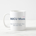 Nicu Mom Gift Encouragement Mug Preemie Mother Support Present Inspirational Strength Reminder Hospital Stay Comfort Daily Use Coffee Cup Resilience Message Thoughtful Gift Nicu Journey Support Emotional Care Package Item Meaningful Present